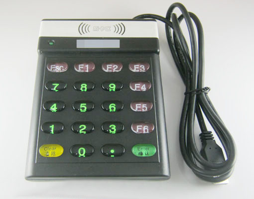 ID card reader with keyboard - ID card reader with keyboard